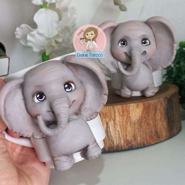 Caneca Elefante Biscuit Personalizada