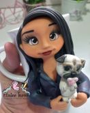 Caneca personalizada com Pet em Biscuit